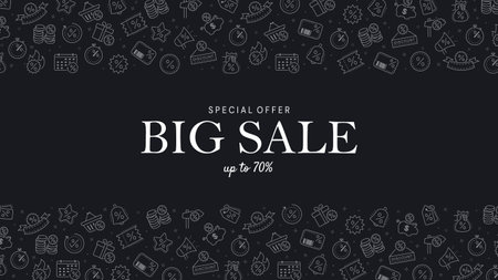 Big sale bannerのイラスト素材