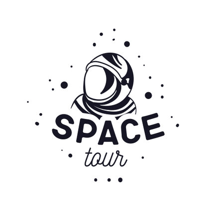 Space tour minimalisticのイラスト素材