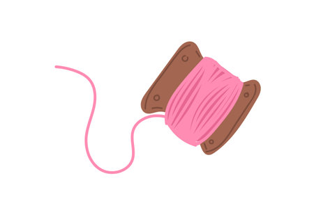 Pink thread conceptのイラスト素材