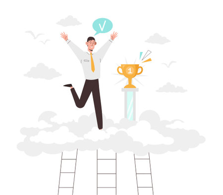 Personal trophy conceptのイラスト素材