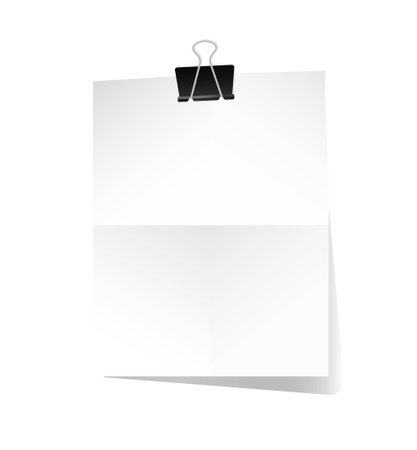 White paper conceptのイラスト素材