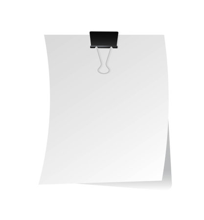 White paper conceptのイラスト素材