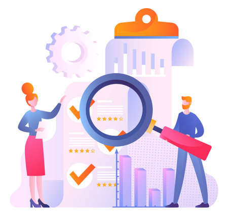 Research answers conceptのイラスト素材