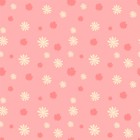 Seamless pattern with flowersのイラスト素材