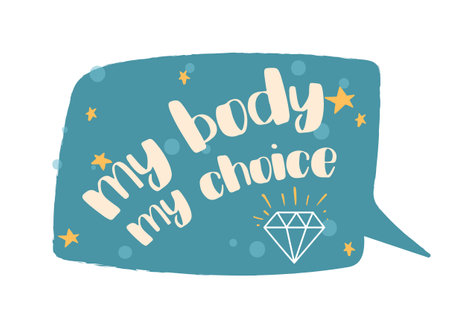 Femme slogan stickerのイラスト素材