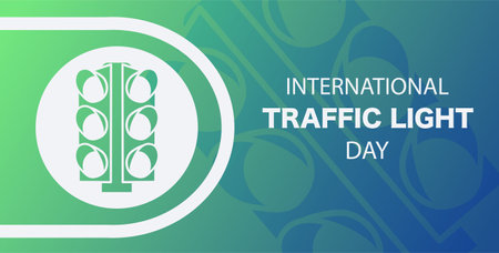 International traffic light dayのイラスト素材