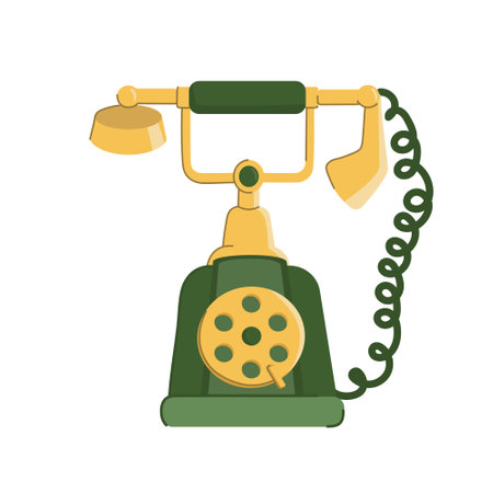 Antiques phone conceptのイラスト素材