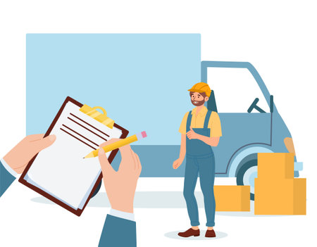 Evaluation of loader work conceptのイラスト素材