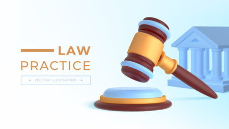 Web page of law and justice vectorのイラスト素材