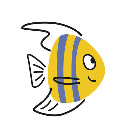 Cute friendly animal vectorのイラスト素材