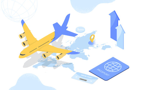 Set for travel vector conceptのイラスト素材