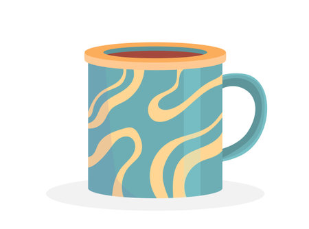 Mug for tea vector conceptのイラスト素材