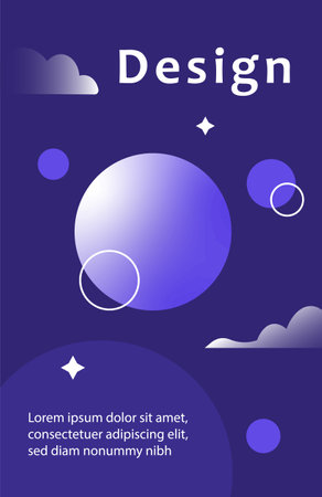 Banner with geometric shape vector conceptのイラスト素材