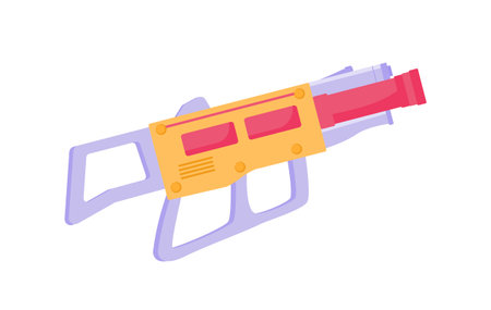 Laser tag gun vector conceptのイラスト素材