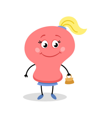 Cute monster character vector conceptのイラスト素材