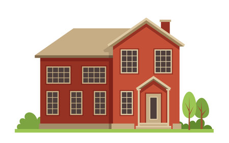 Various urban house vectorのイラスト素材