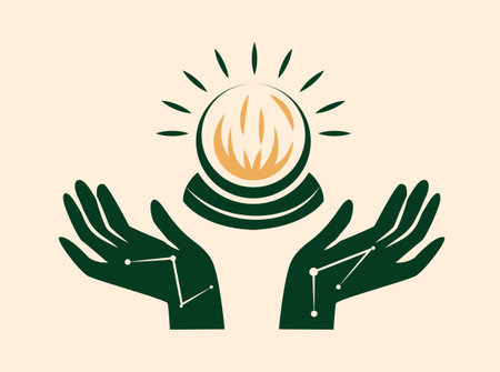 Mystical animal in boho style vectorのイラスト素材