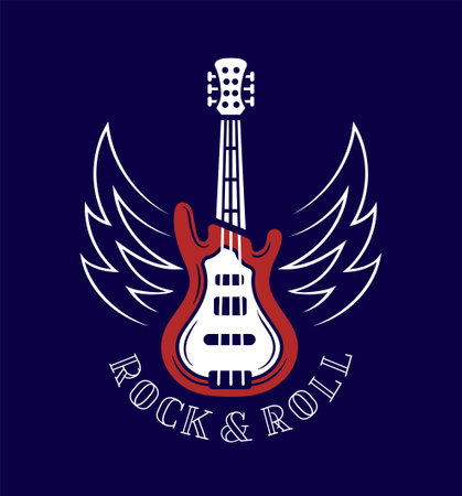 Rock print for tattoo vectorのイラスト素材