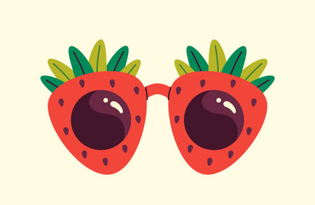 Carnival glasses vector conceptのイラスト素材