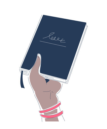 Simple doodle hands vector conceptのイラスト素材