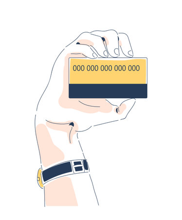 Simple doodle hands vector conceptのイラスト素材