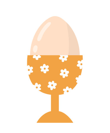 Easter egg at stand vectorのイラスト素材