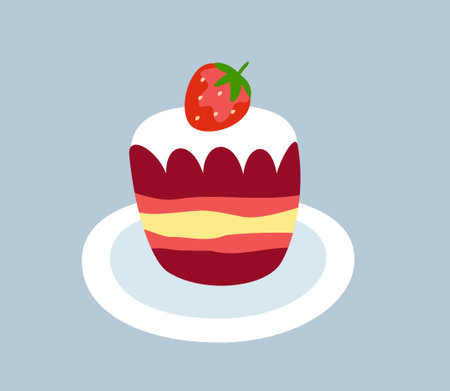 Sweet dessert iconのイラスト素材