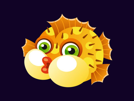 Cute underwater animalのイラスト素材