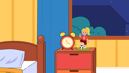 Cute children roomのイラスト素材
