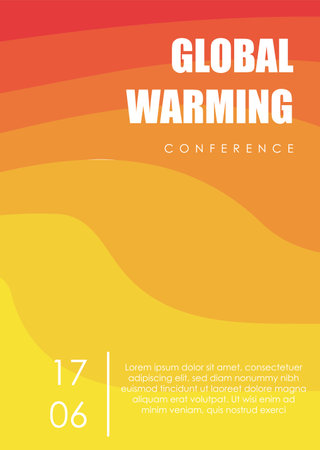 3D wavy lines poster vectorのイラスト素材