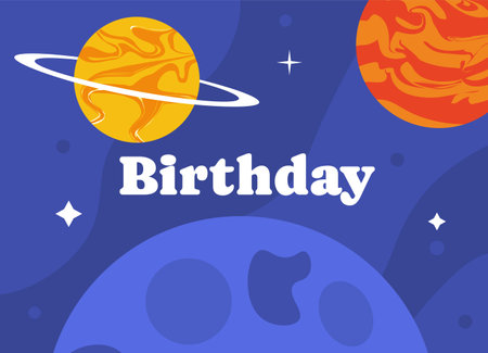 Happy birthday post vectorのイラスト素材