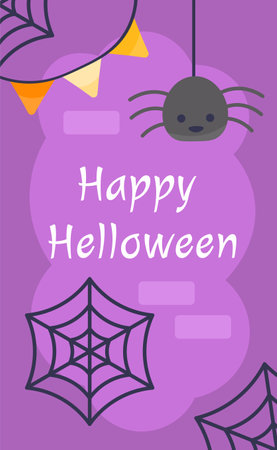 Halloween banner vector conceptのイラスト素材