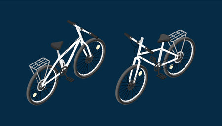 Vector Set of logistics vehiclesのイラスト素材