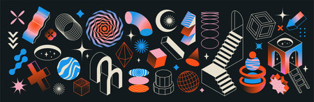 Vector Set of surreal elements