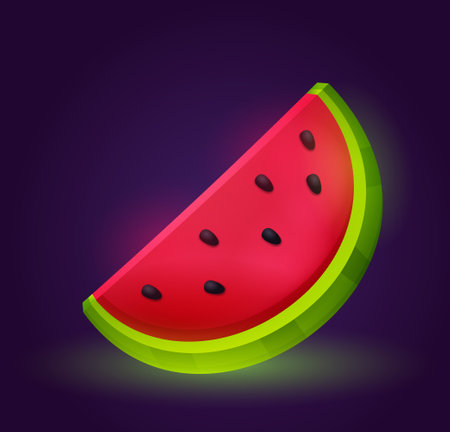 Game big Watermelonのイラスト素材