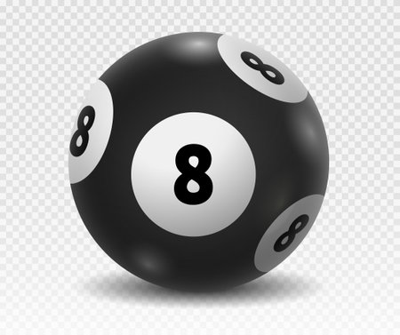 Lotto balls 8のイラスト素材