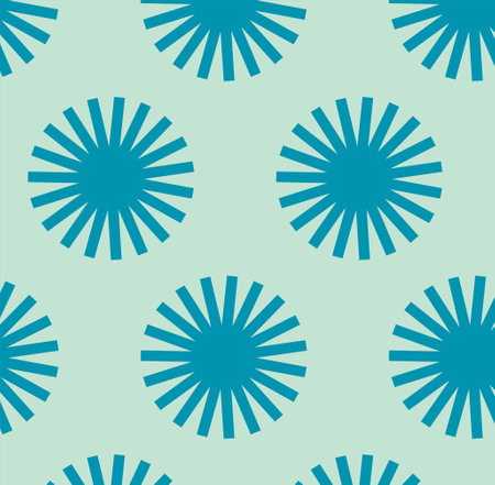 Geometric radial pattern design. Vector illustrationのイラスト素材