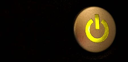 power buttonの写真素材