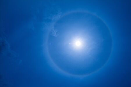 Sun halo の写真素材
