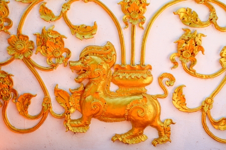 Thai statue of lion 