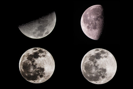 Moon Phases の写真素材