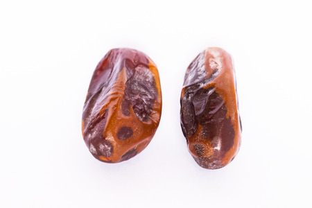 Dates on white background 