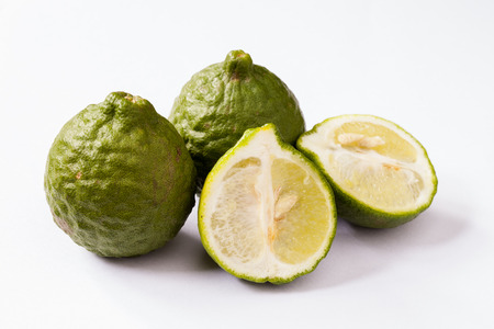Kaffir Lime or bergamot の写真素材