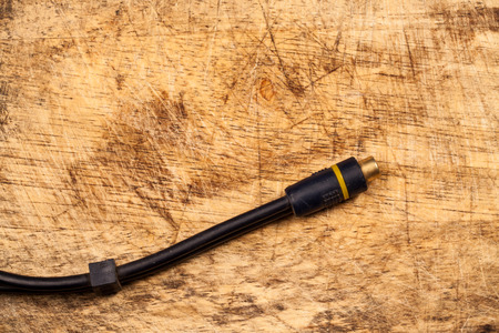 AV cable macro.の写真素材