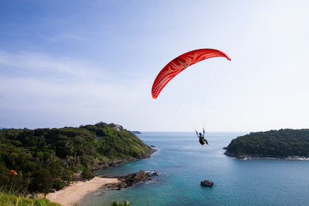 paragliding.の写真素材