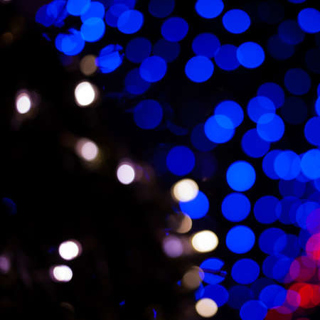 Abstract Background with Bokeh for Christmas and New years festival.の写真素材