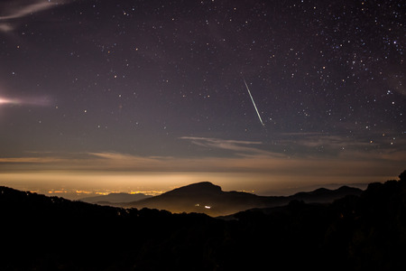 The Geminids Meteors Fireball Showers.