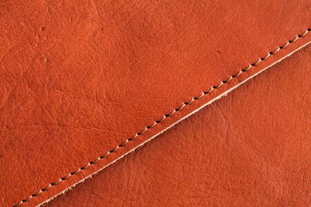 Brown leather texture as vintage .の写真素材