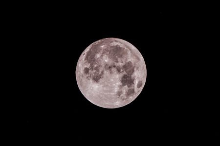 Full Moon Over Sky At Night.の写真素材