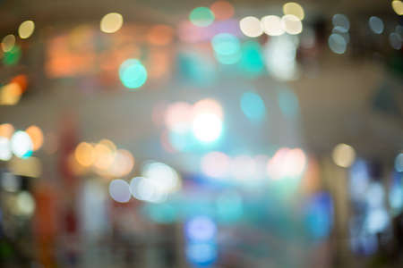 Elegant abstract background with bokeh defocused lights.の写真素材